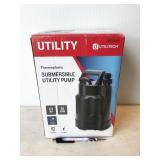 Utilitech 1/3HP submersible utility pump, works,