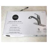 Project Source 1255144 kitchen faucet, chrome
