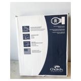 Church 748SLOW white 16.5" round toilet seat with