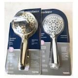 2pc AquaSource showerheads, customer returns