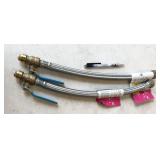 2pc 1/2"x3/4"x18" thermostatic mixing valve, NEW