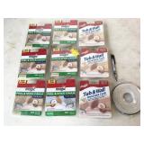 10pc Magic peel and stick caulk, almond/biscuit