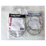 50pc dryer tension clamps, NEW closeout/shelf