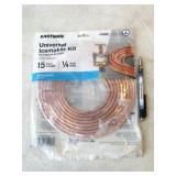 Eastman universal icemaker kit, 1/4" inlet, 15