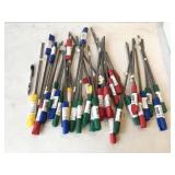 flag markers, NEW closeout/shelf pull