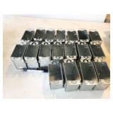 18pc Raco 3.5" deep switch boxes, NEW