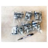 6pc EMT steel set screw connectors, 3/4" and