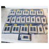 assorted plate covers, wood, NEW closeout/shelf