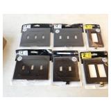 assorted plate covers, oil rubbed bronze color,