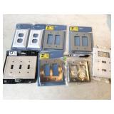 assorted plate covers, NEW closeout/shelf pull