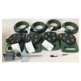 assorted sprinklers - YardSmith 5-pattern turret