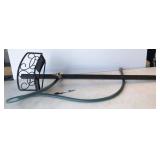 metal hose stand with faucet, open box item