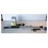 assorted hose attachments, customer returns