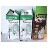 3pc sprayers, not tested, customer returns