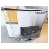 Style Selections log rack cover, 98"w x 26"d x