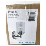 Kichler 45910NI wall fixture, brushed nickel