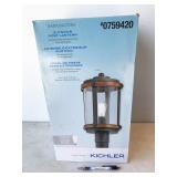Kichler 0759420 Barrington outdoor post lantern,
