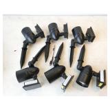 6pc solar spotlights, works, no packaging