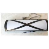 16.75" long light, works, display model, no box