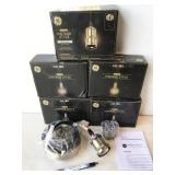 5pc GE vintage style led pendant fixture, soft