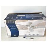Harbor Breeze Classic 52" ceiling fan, white