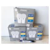 3 packs GE Classic led 60w replacement bulbs, A19