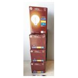 4pc GE Relax led 60w replacement bulbs, G40