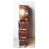 4pc GE Relax led 60w replacement bulbs, G40