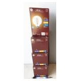 4pc GE Relax led 60w replacement bulbs, G30
