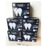 5 packs GE Reveal led 40w replacement bulbs, A19