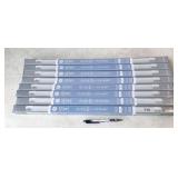 8pc GE cool white led T8 bulbs, 1" diameter, 24"