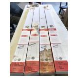 4pc Project Source 1" cordless vinyl mini blinds,