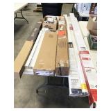 assorted window treatments/parts/accessories,