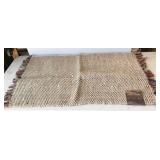 3pc Allen & Roth accent rug, 27"x45", handloom