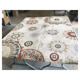 78"x60" area rug, no packaging, no tags