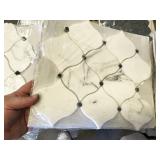 +/-18 boxes American Olean stone mosaic tile,