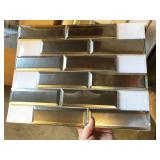 +/-4 boxes Satori porcelain mosaic tile, Loft