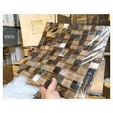 +/-1.75 boxes Elida glass/metal/stone mosaic