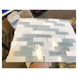 +/-2 boxes Elida glass mosaic tile, Skylight