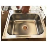 Elkay 25"x22" sink, weld bead on front left,