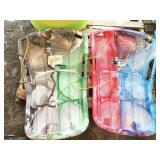 32pc DayGlow SnoSprint plastic sled,