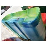 65pc DayGlow SnoTwin plastic toboggan,