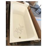 Sterling Medley 60"x30" left hand drain bathtub,