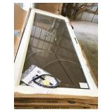 Larson metal storm door, 36"w x 80/81"t, special