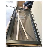 metal storm door, 36"w x 80/81"t, special order