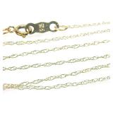 "Chain Necklace 10KT Yellow Gold; Product Type: