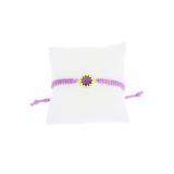 "Natural Glass Bracelet Sterling Silver; Product