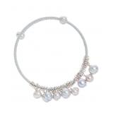 "Honora Fresh Water Pearl Bangle Bracelet