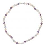 "Natural Fresh Water Pearl Necklace Sterling