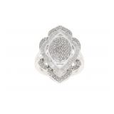 NEW Natural 2.00ct Diamond Ring, 10g Sterling